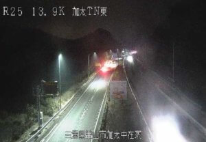 三重県亀山市 国道25号 加太トンネル東のライブカメラ