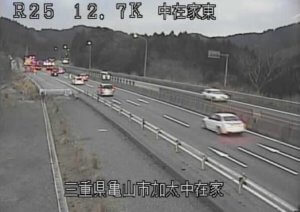 三重県亀山市 国道25号 中在家東のライブカメラ