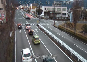 長野県飯田市 国道153号 飯田市立病院のライブカメラ