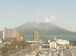 KKB本社から桜島のライブカメラ|鹿児島県鹿児島市のサムネイル