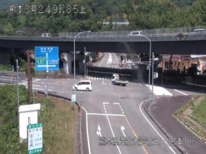 熊本県芦北町 南九州自動車道 田浦インターチェンジのライブカメラ