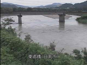 宮崎県日南市 広渡川 東郷橋(日南市)のライブカメラ