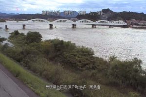 島根県益田市 高津川 高角橋のライブカメラ