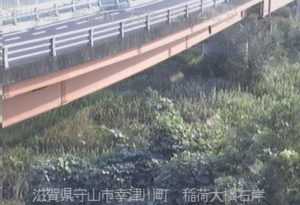 滋賀県守山市 野洲川 稲荷大橋右岸のライブカメラ