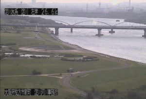 大阪府枚方市 淀川 枚方大橋のライブカメラ