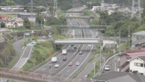 山梨県上野原市 中央自動車道 上野原インターチェンジのライブカメラ