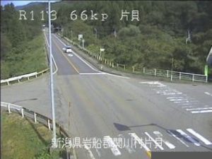 新潟県関川村 国道113号 関川村片貝のライブカメラ