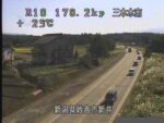 国道18号 妙高市三本木南のライブカメラ|新潟県妙高市のサムネイル