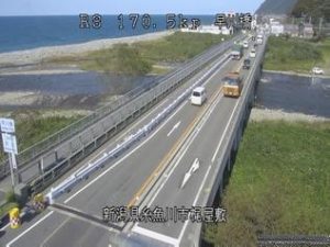 新潟県糸魚川市 国道8号 糸魚川市早川橋のライブカメラ