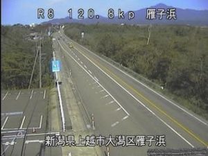新潟県上越市 国道8号 上越市雁子浜のライブカメラ