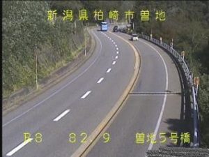 新潟県柏崎市 国道8号 柏崎市曽地５号橋のライブカメラ