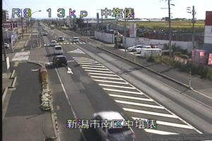新潟県新潟市 国道8号 新潟市南区中塩俵のライブカメラ