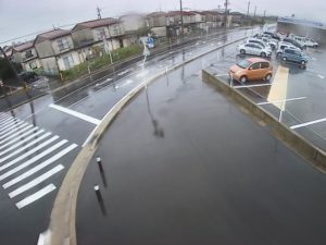 福井県あわら市 福井県道5号福井加賀線 芦原小(東向)のライブカメラ