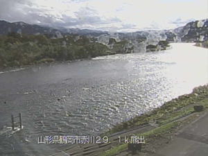 山形県鶴岡市 赤川 熊出のライブカメラ