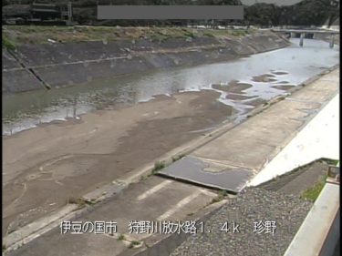 狩野川放水路 珍野のライブカメラ|静岡県伊豆の国市のサムネイル