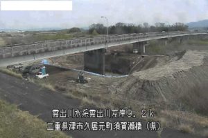 三重県津市 雲出川 高野流況のライブカメラ