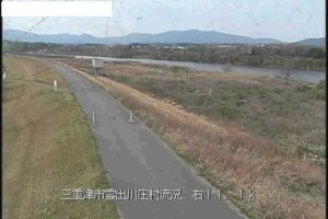 三重県津市 雲出川 大仰水位・流量観測所のライブカメラ