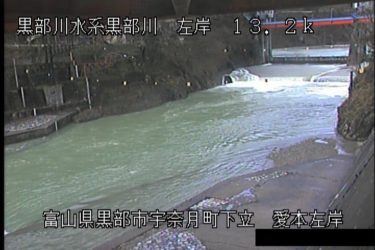 黒部川 愛本左岸のライブカメラ|富山県黒部市のサムネイル