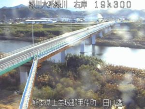 熊本県甲佐町 緑川 田口橋のライブカメラ
