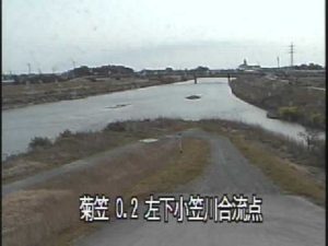 静岡県掛川市 下小笠川 菊川下小笠川合流点のライブカメラ