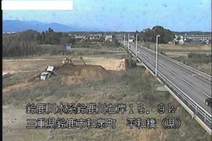 三重県亀山市 鈴鹿川 亀山水位・流量・雨量観測所のライブカメラ