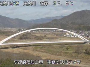 京都府福知山市 由良川 福知山市河川国道事務所鉄塔のライブカメラ