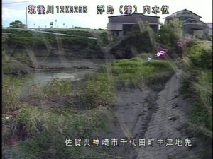佐賀県神埼市 筑後川 浮島排水機場内のライブカメラ