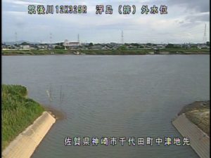 佐賀県神埼市 筑後川 浮島排水機場外のライブカメラ