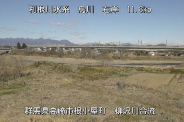 烏川 柳沢川合流のライブカメラ|群馬県高崎市のサムネイル