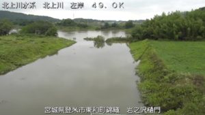 宮城県登米市 北上川 錦織地区(岩之沢樋門)のライブカメラ
