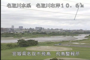 宮城県名取市 名取川 飛鳥警報所のライブカメラ