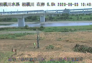 神奈川県平塚市 相模川 神川橋のライブカメラ