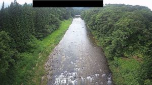 岩手県西和賀町 和賀川 新町(国)のライブカメラ
