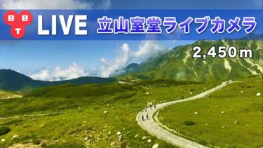 北アルプス・立山室堂のライブカメラ|富山県立山町のサムネイル