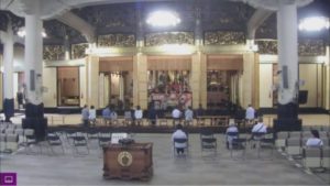 東京都中央区 築地本願寺本堂・勤行のライブカメラ