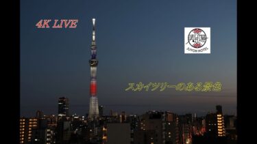 東京スカイツリー(ホテル寿陽屋上)のライブカメラ|東京都台東区のサムネイル