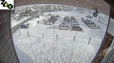 蔵王ロープウェイ蔵王山麓駅駐車場のライブカメラ|山形県山形市のサムネイル