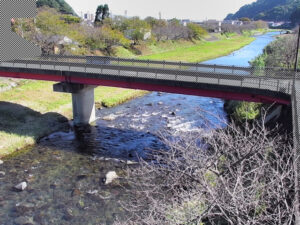 静岡県河津町 河津川 来の宮橋のライブカメラ