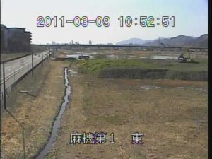 静岡県静岡市 巴川 麻機第1東のライブカメラ