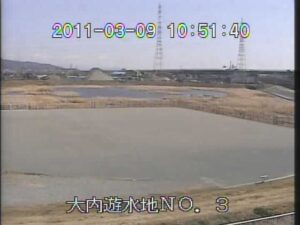 静岡県静岡市 巴川 大内遊水地No3のライブカメラ