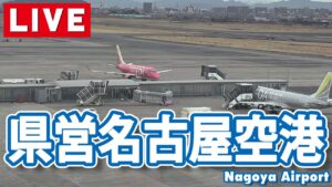 愛知県豊山町 名古屋空港駐機場・滑走路のライブカメラ