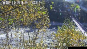 長野県松本市 梓川 新村橋のライブカメラ