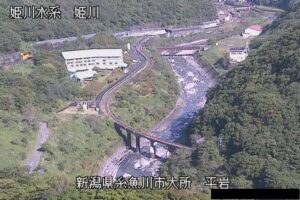 新潟県糸魚川市 姫川 平岩のライブカメラ