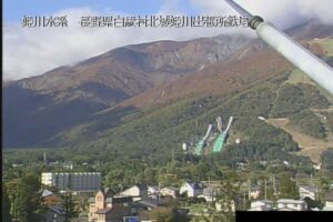 長野県白馬村 姫川 姫川出張所のライブカメラ