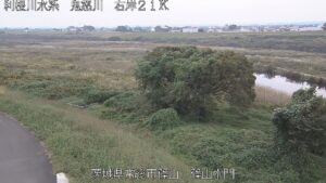 茨城県常総市 鬼怒川 篠山水門のライブカメラ