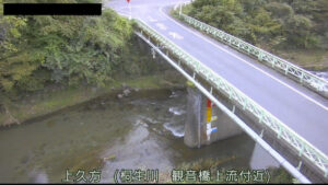 群馬県桐生市 桐生川 観音橋上流のライブカメラ