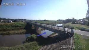茨城県石岡市 恋瀬川 五輪堂橋のライブカメラ