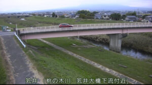 群馬県前橋市 桃の木川 笂井大橋下流のライブカメラ
