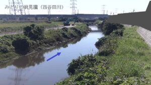 茨城県つくばみらい市 西谷田川 みどりの筑見橋のライブカメラ