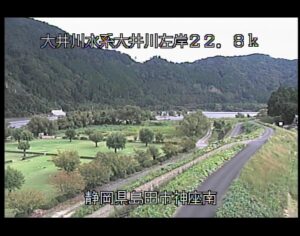 静岡県島田市 大井川 神座南のライブカメラ